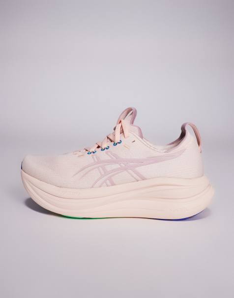 Asics – Gel-Numbus 28 – Rosa och aprikosrosa löparskor - view 1