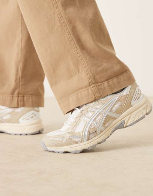 Asics – Gel-Nunobiki – Beige och vita träningsskor, 2 av 5