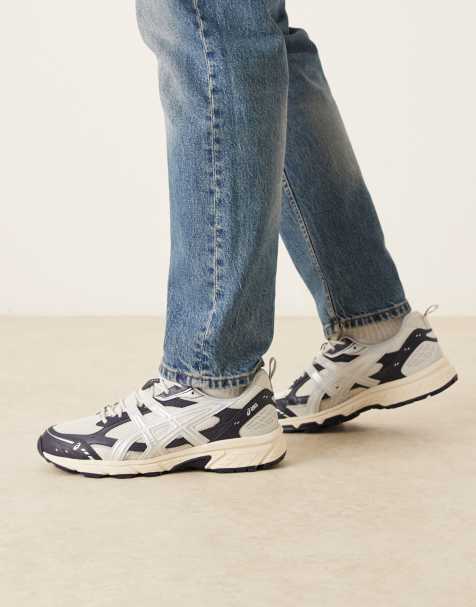 Asics – Gel-Nunobiki – Szaro-granatowe buty sportowe - view 1