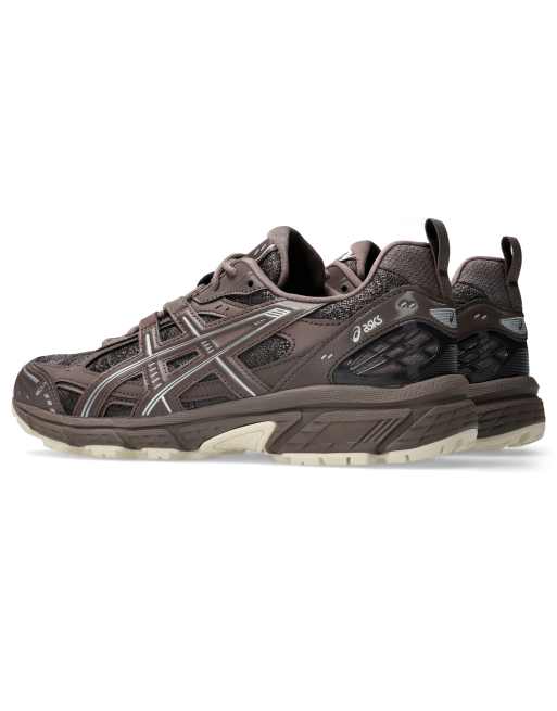 Asics Gel-Nunobiki trainers in powder brown and silver, 2 of 4