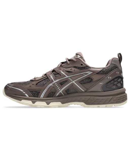 Asics Gel-Nunobiki trainers in powder brown and silver, 4 of 4