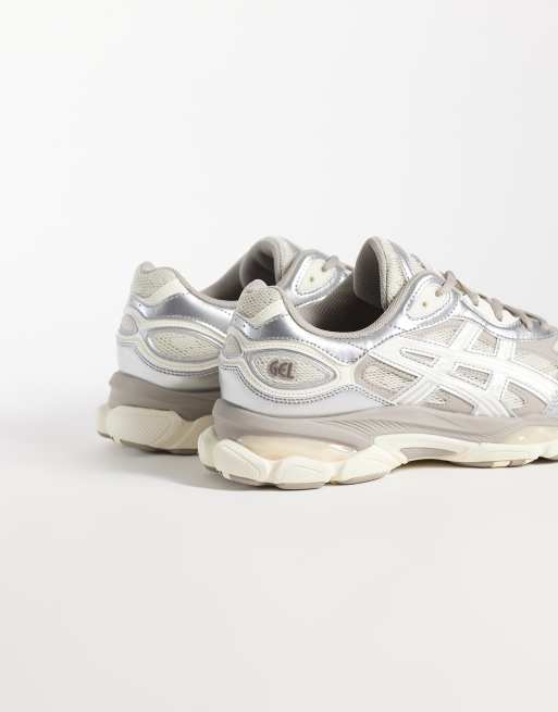 ASICS Gel-NYC 2.0 sneakers grigio fumo e argento, 5 di 5
