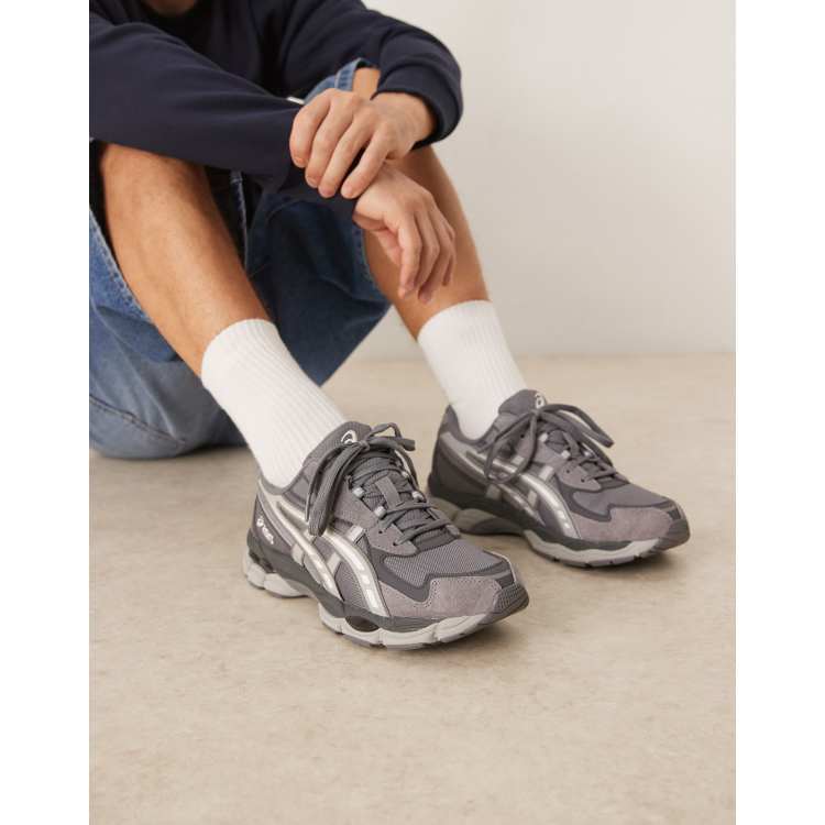 【値下げ】asics QEL-NYC2055. 26.5 Cement Grey Asics GEL-NYC 2055 Sneakers 'Carbon/Cement Grey' | HALO