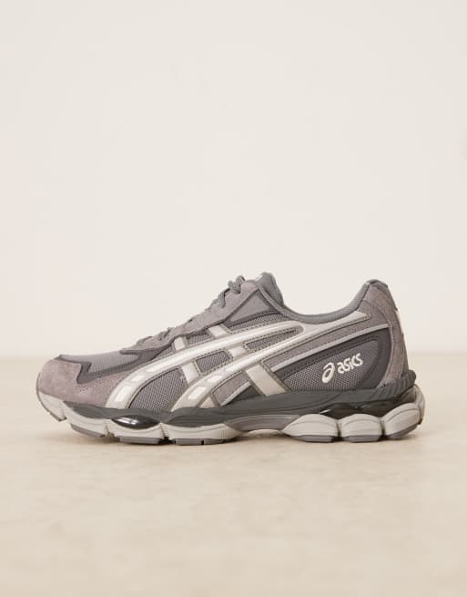 【値下げ】asics QEL-NYC2055. 26.5 Cement Grey Asics GEL-NYC 2055 trainers in dark grey and cement grey | ASOS