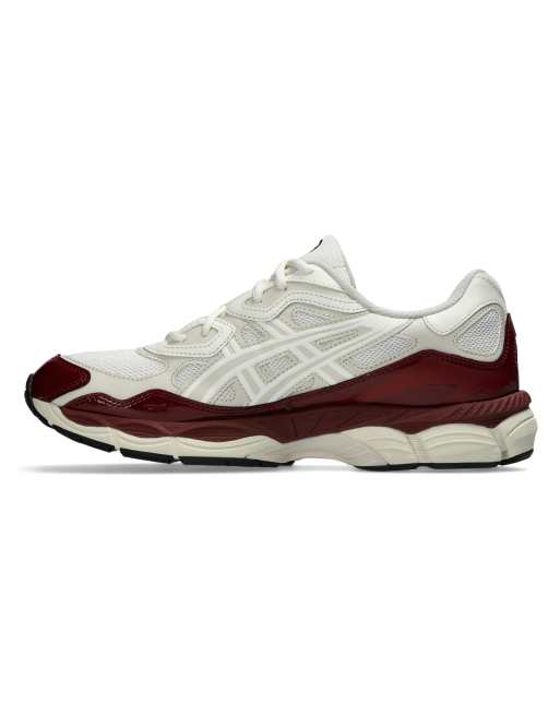 Asics Gel-NYC sneakers crème et rouge antique, 2 de 4
