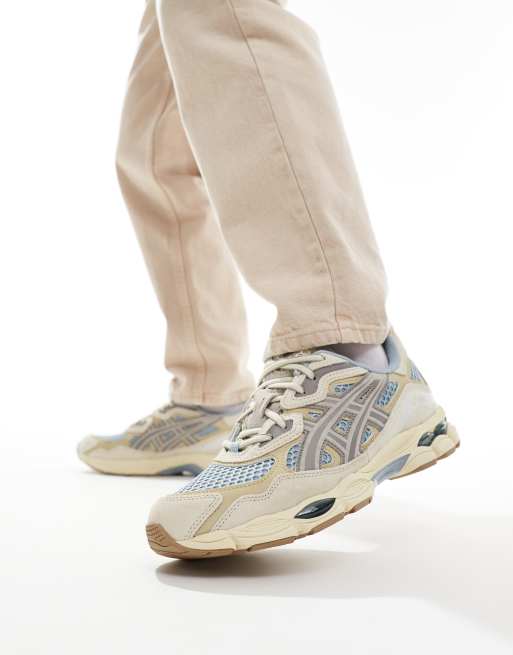 Asics - Gel-NYC - Sneakers i blå/beige/grå, 4 af 5