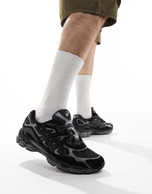 Asics - Gel-NYC - Sneakers in grafietgrijs en zwart