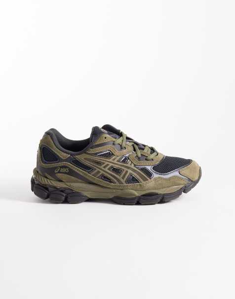 Asics - Gel-NYC - Sneakers in groen en zwart - view 1