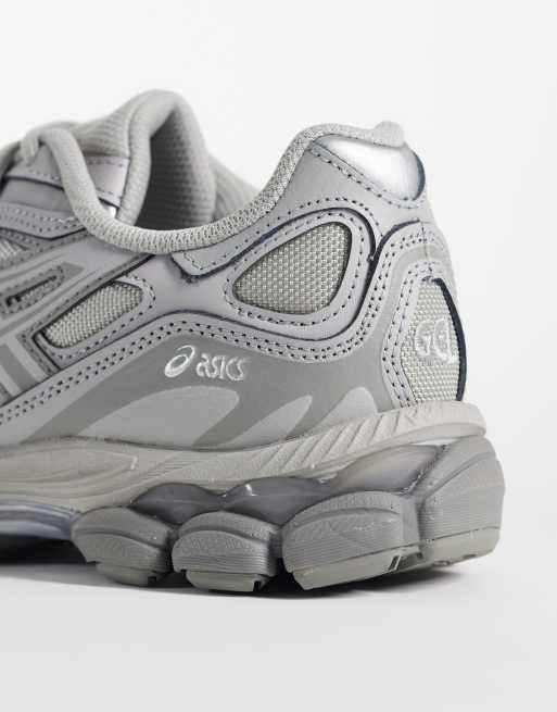 Asics Gel-NYC trainers in cement grey, 3 of 5
