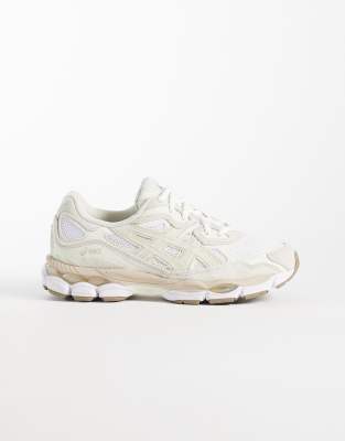  Gel-NYC trainers in cream and feather grey
