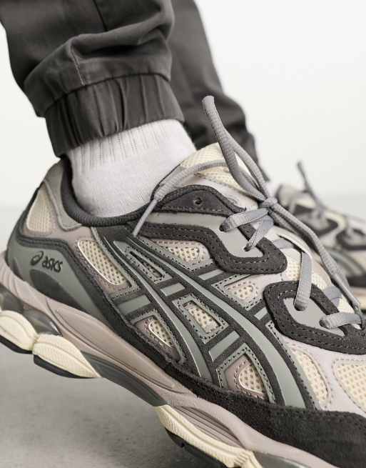 Asics Gel NYC trainers in cream and grey