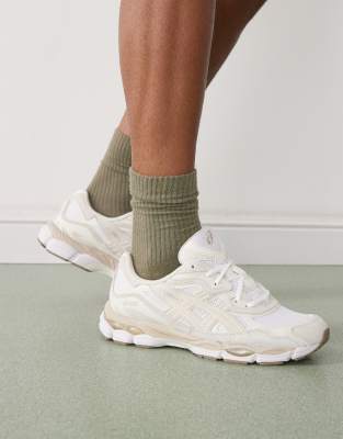 Asics Asics Gel-NYC trainers in white and feather grey