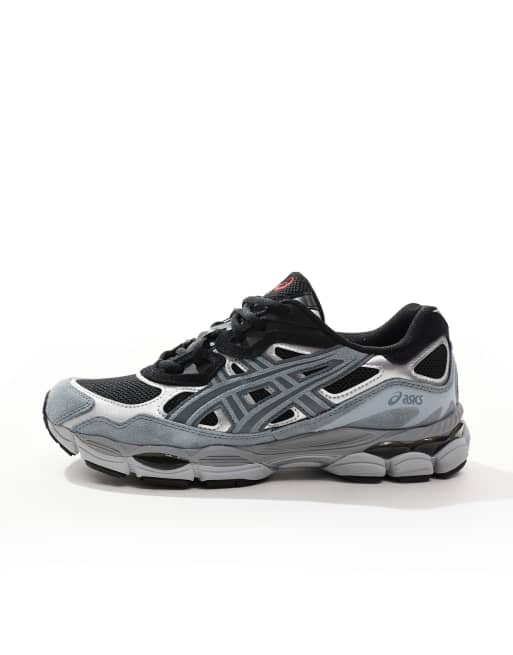 Asics - Gel-NYC - Uniseks sneakers in zwart en grijs, 2 van 5