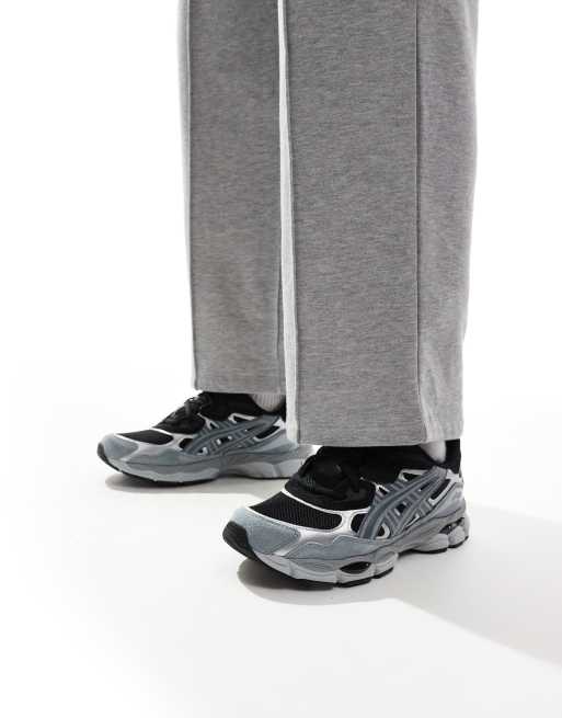 Asics - Gel-NYC - Uniseks sneakers in zwart en grijs, 3 van 5