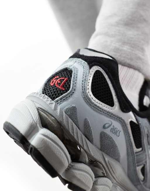 Asics - Gel-NYC - Uniseks sneakers in zwart en grijs, 4 van 5