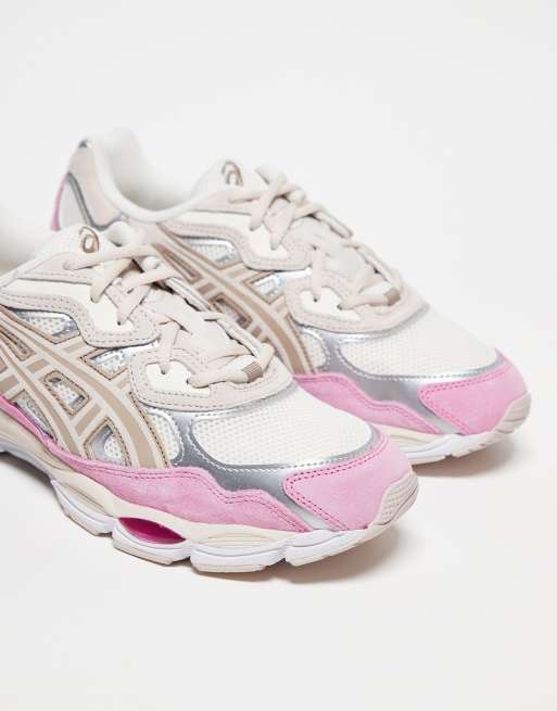 Asics – Gel-NYC – Unisex-Sneaker in Creme und Rosa, 4 von 4