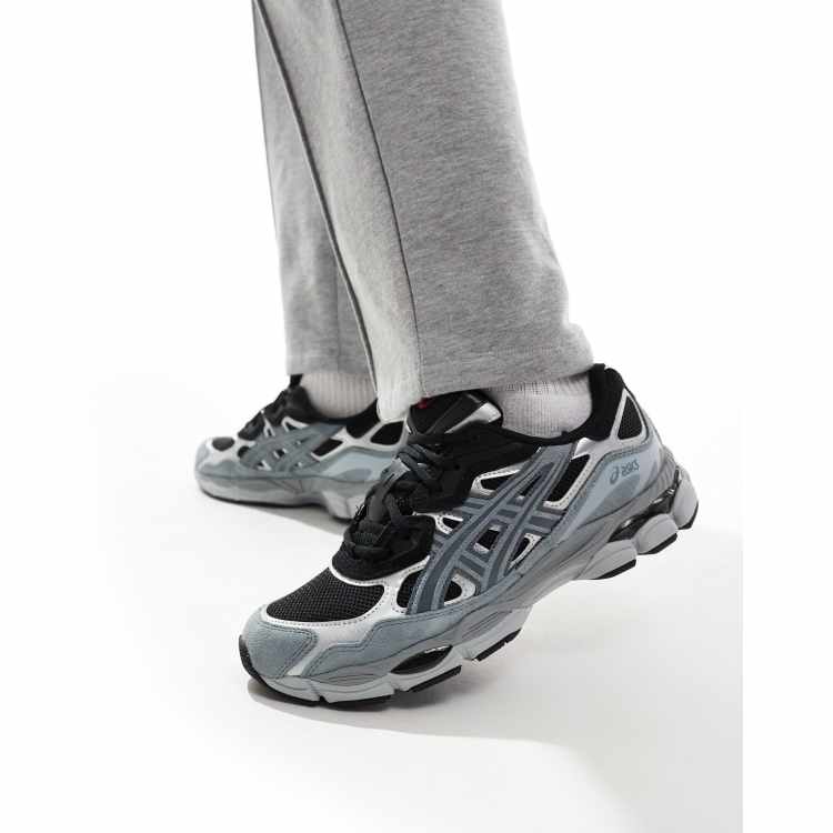 Black asic shoes clearance