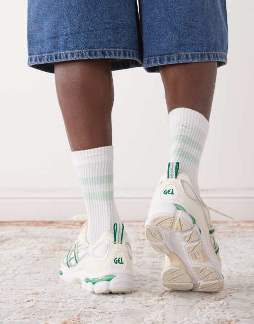 Asics Gel-NYC utility trainers in cream, 4 of 5