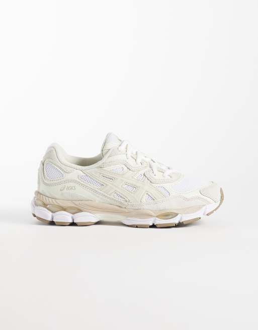 Asics - Gel-NYC - Zapatillas de deporte color crema y gris pluma