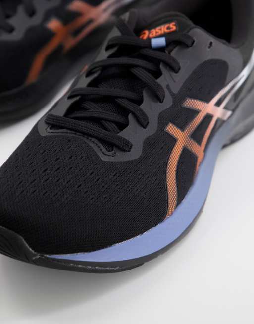 Asics Gel Pulse 13 Lauf Sneaker in Schwarz und Orange ASOS