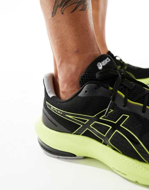 Asics - Gel-Pulse 14 Neutral - Løbesneakers i sort/limegrøn, 4 af 5