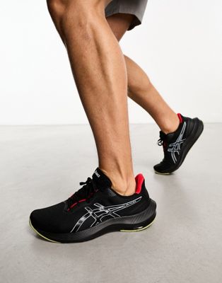 Asics Gel-Pulse 14 neutral running trainers in black and red