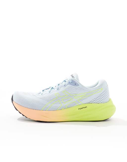 Asics - Gel-Pulse 15 Neutral - Grå og neongule løbesneakers, 2 af 5