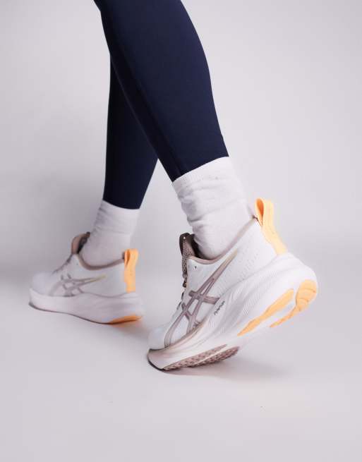 Asics - Gel-Pulse 16 - Baskets de course - Blanc et rose poudré, 3 de 5