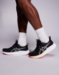 [Asics] Asics Gel-Pulse 16 running trainers in black and white 40.5 BLACK