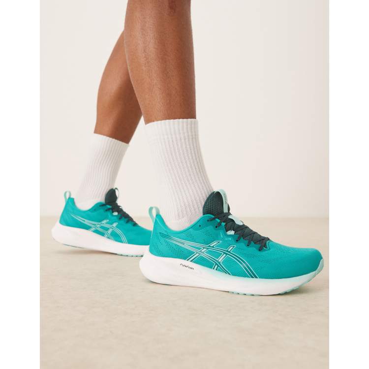 Asics Gel-Pulse 16 running trainers in illuminate mint and wave