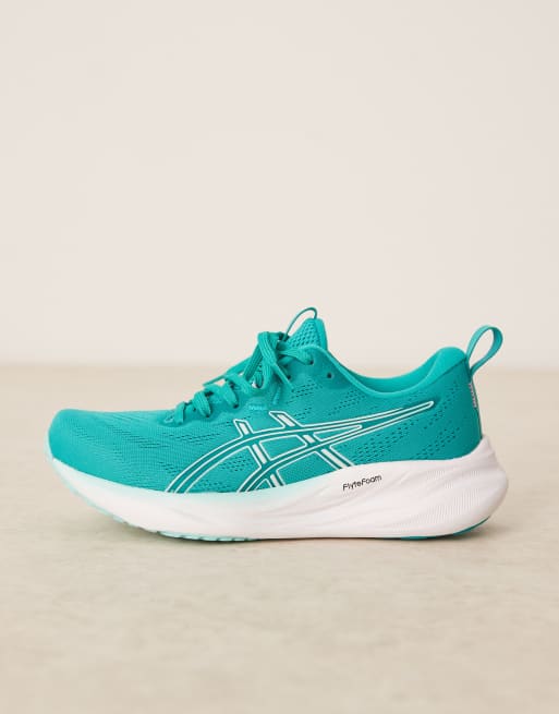 Asics Gel-pulse 16 running trainers in wave teal and soothing sea, 2 of 5