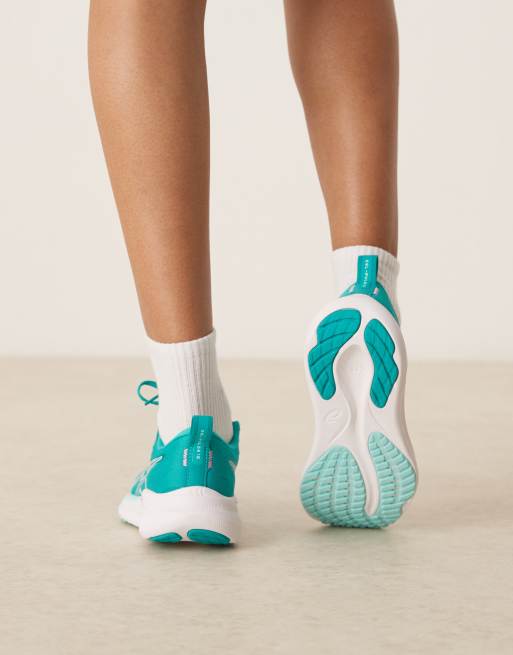 Asics Gel-pulse 16 running trainers in wave teal and soothing sea, 5 of 5