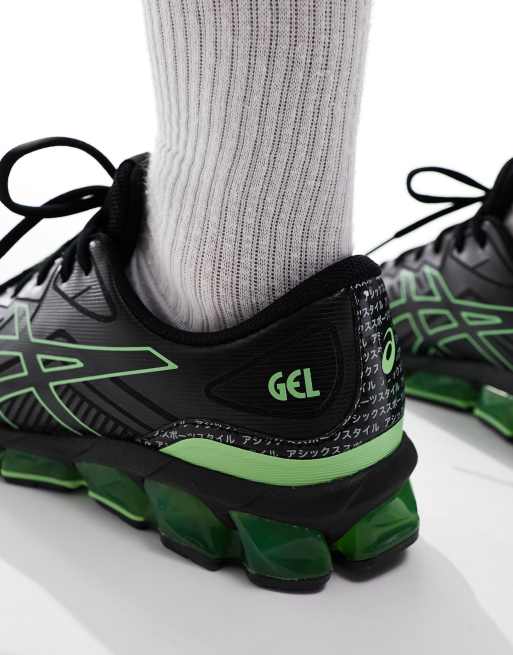 Asics noir store et vert