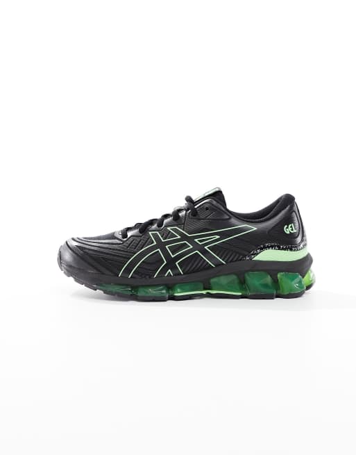 Asics Gel Quantum 160 VII Sneaker in Schwarz und Grun ASOS