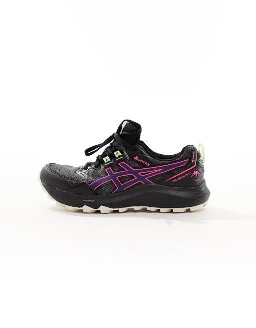 Asics - Gel-Sonoma 7 GTX - Sneakers per il trail running con suola spessa nere, 3 di 5