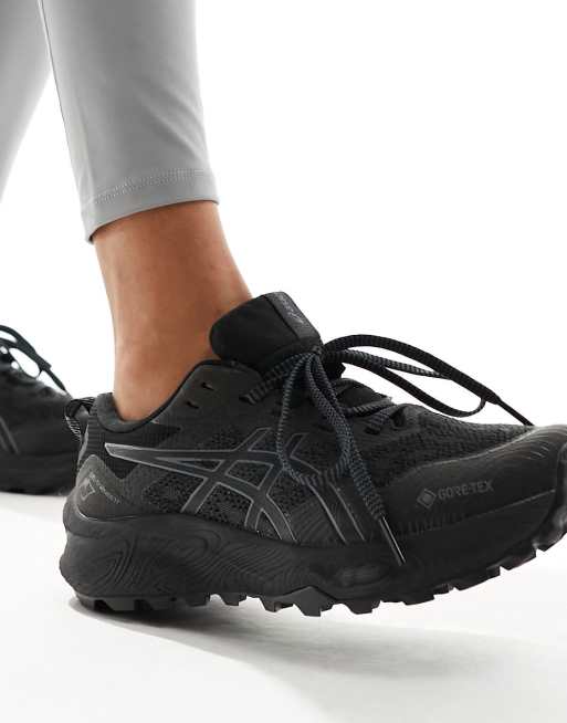 Asics - Gel-Trabuco 11 GTX - Sneakers per il trail running con suola spessa nere, 4 di 5