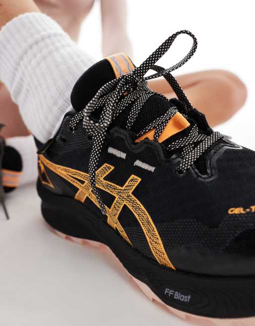 Asics - Gel-Trabuco 12 GTX - Baskets de trail imperméables - Noir/orange, 4 de 5