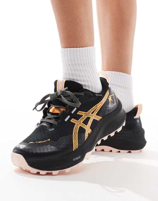 Asics - Gel-Trabuco 12 GTX - Baskets de trail imperméables - Noir/orange, 5 de 5