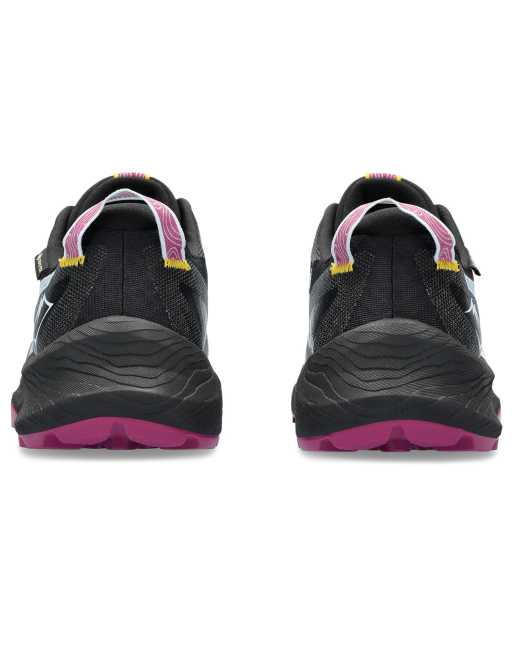 ASICS - Gel-Trabuco 12 GTX - Sneakers da trail running resistenti all'acqua nere e azzurre, 2 di 4