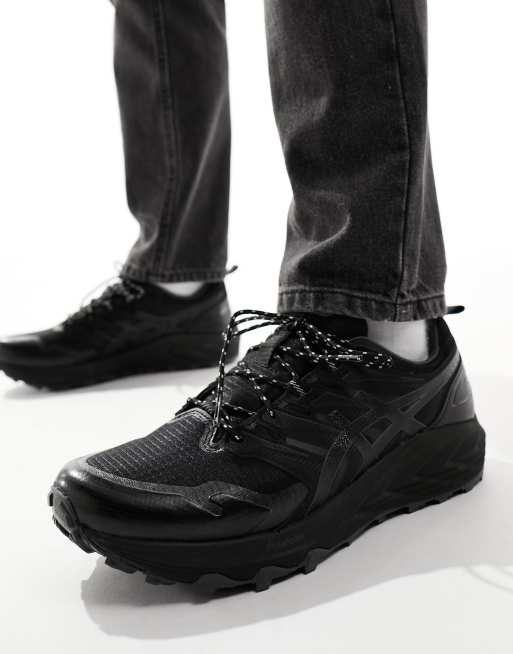 Asics Gel Trabuco Terra trainers in all black ASOS