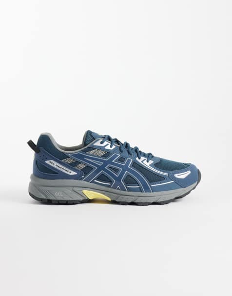 Asics – Gel-Venture 6 – Ciemnozielone buty sportowe - view 1