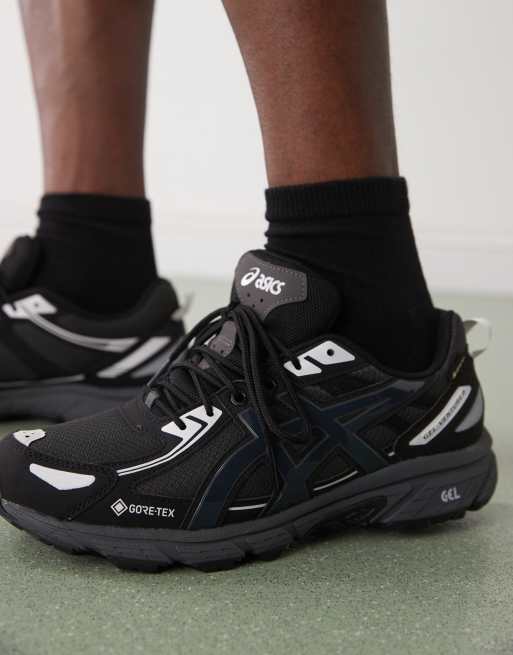 Asics – Gel-Venture 6 GTx – Czarno-srebrne buty sportowe, 4 z 5