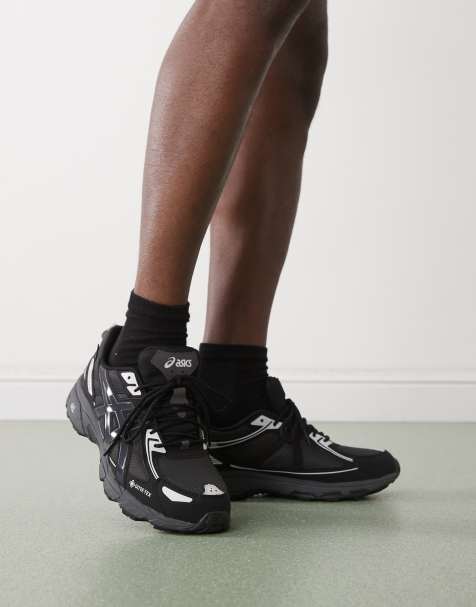 Asics – Gel-Venture 6 – Sneaker in Schwarz und Silber - view 1