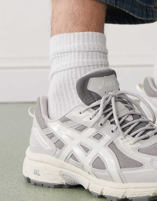 Asics Gel-Venture 6 trainers in clay grey and cream, 3 of 5