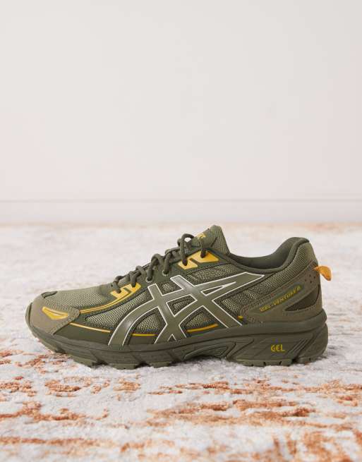 Asics - Gel-Venture 6 - Zapatillas de deporte verde oliva y naranjas, 2 de 5