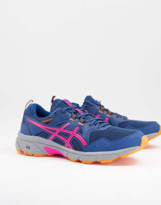 asics blue trainers