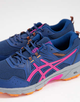 asics blue trainers