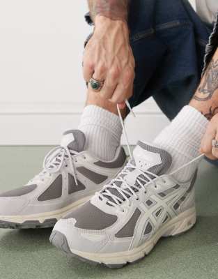 Asics - Gel-Venture 6 - Baskets - Gris argile et crème