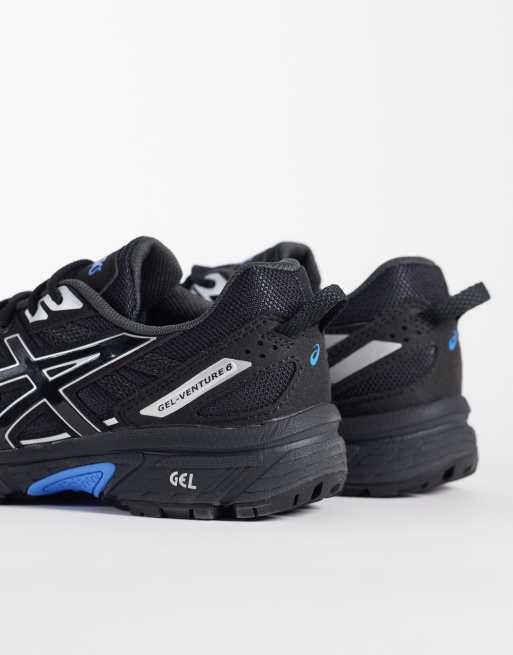 Asics - Gel-Venture 6 - Baskets - Noir et bleu, 4 de 5