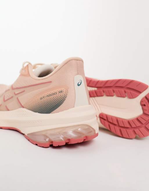 Asics GT-1000 12 running stability trainers in pink | ASOS